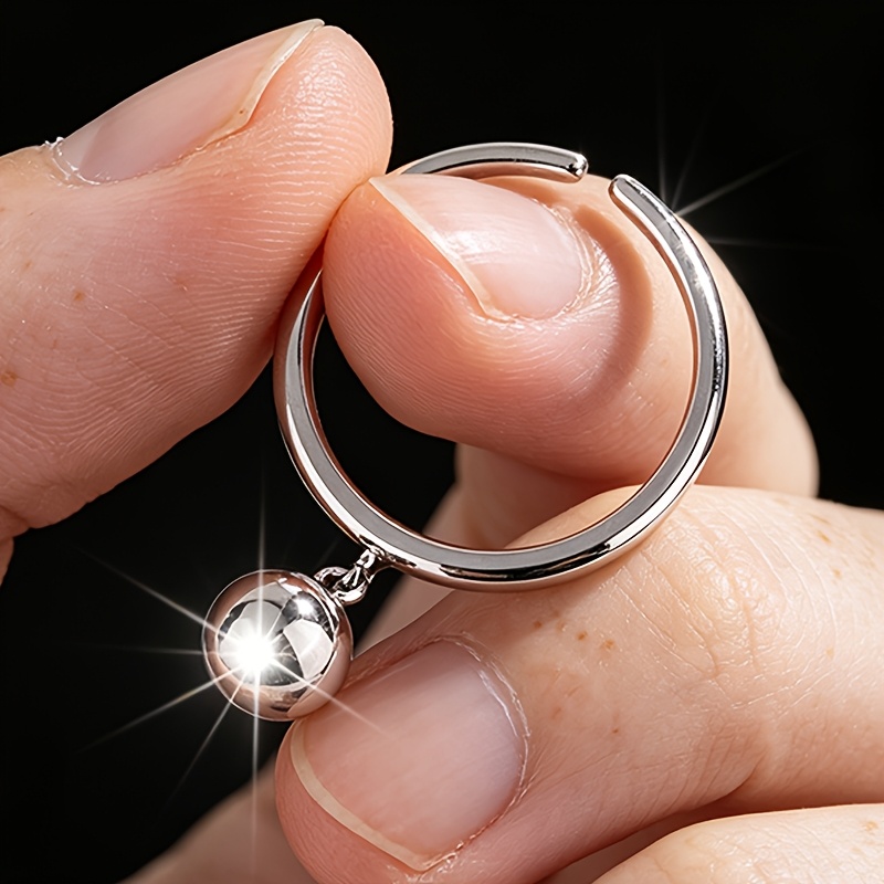 Women's Personalized Shiny Transfer Bead Ring