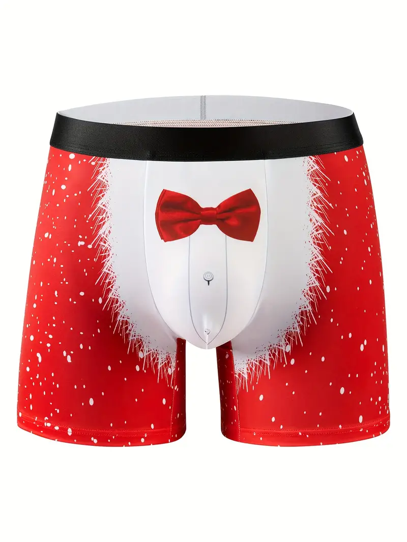 Men's Christmas Bowtie Digital Print Soft Comfortable - Temu Canada
