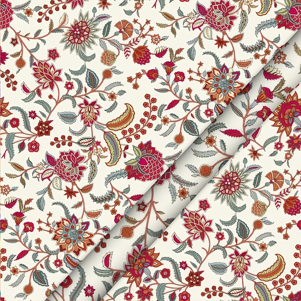 TEMU 1 rollo de papel de regalo con elegante estampado floral, ideal para Navidad, , y todas las ocasiones para regalar