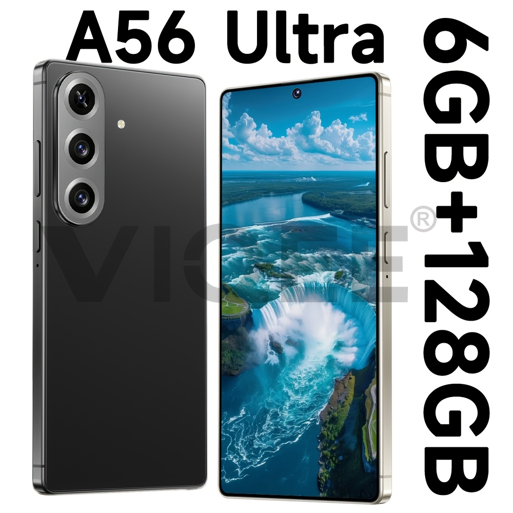 TEMU Version A56 Ultra 5g Unlocked Smartphone, 7.5-inch Hd Screen, 6 128gb Memory, , User-friendly Senior Phone, , Face Recognition, Built-, Type-c,