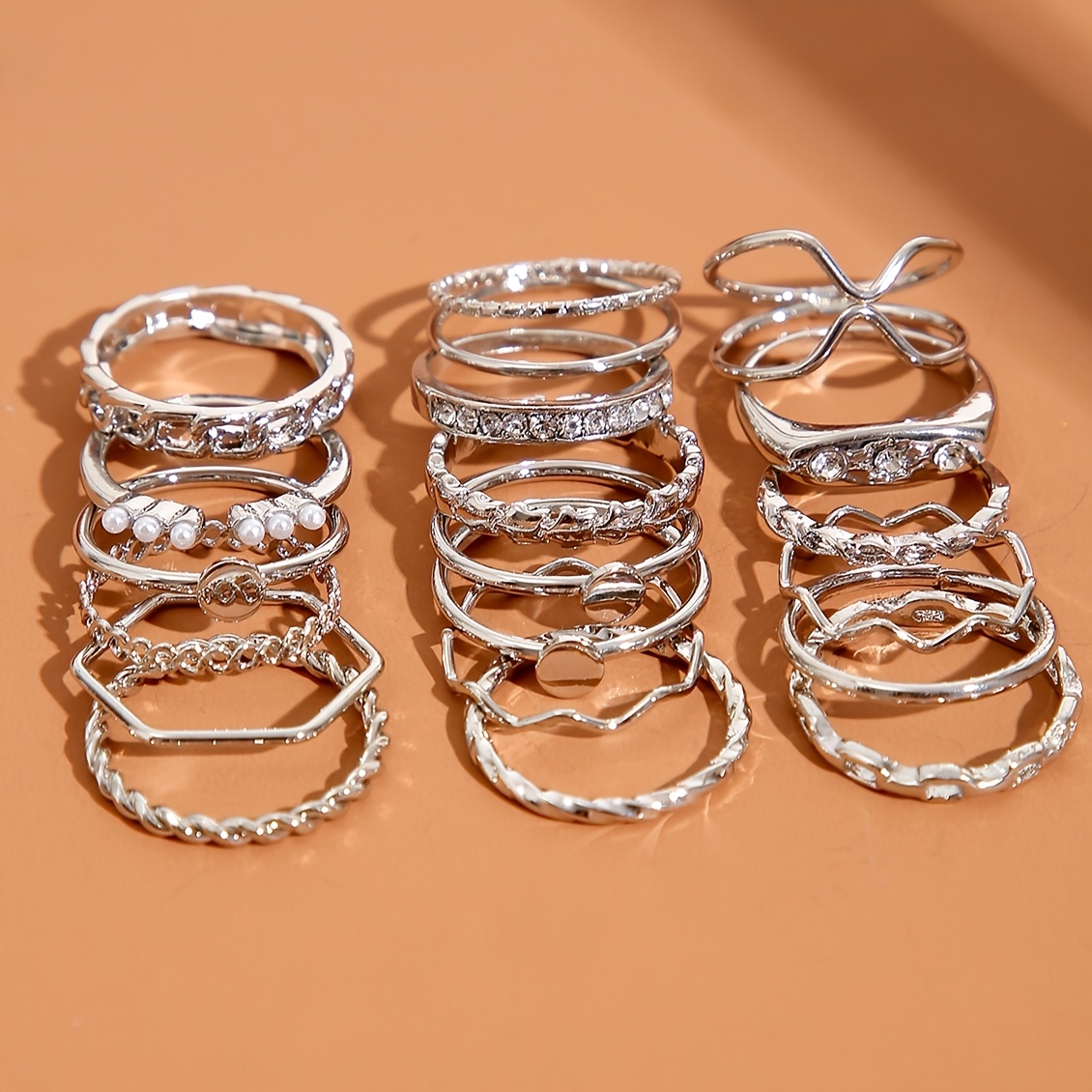silver rings sold on Temu United States