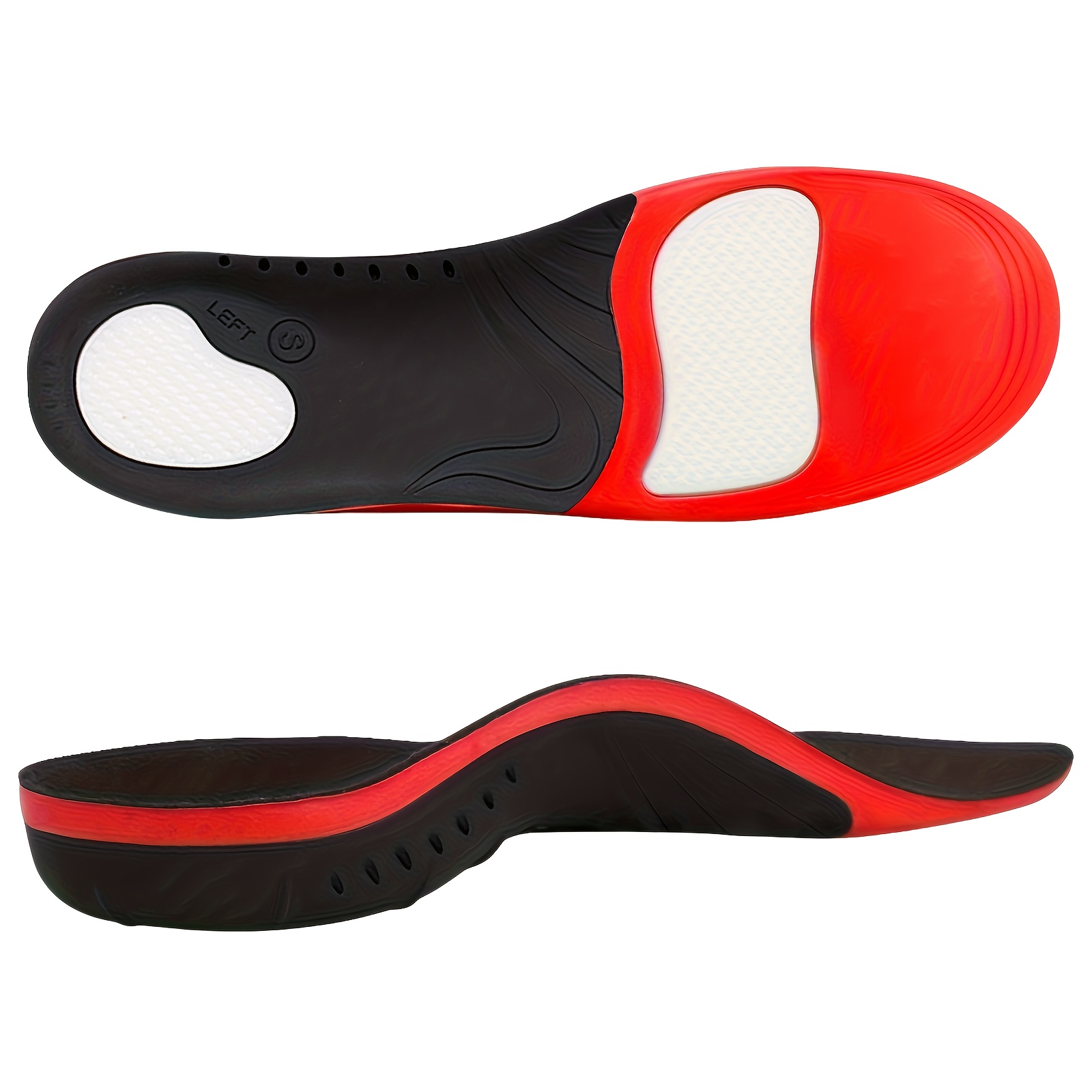 Heavy Duty Arch Support Insoles 220+ Lbs Insoles for Men Women, Shock  Absorption Sports Shoe Insoles, Athletic Running Hiking Insoles