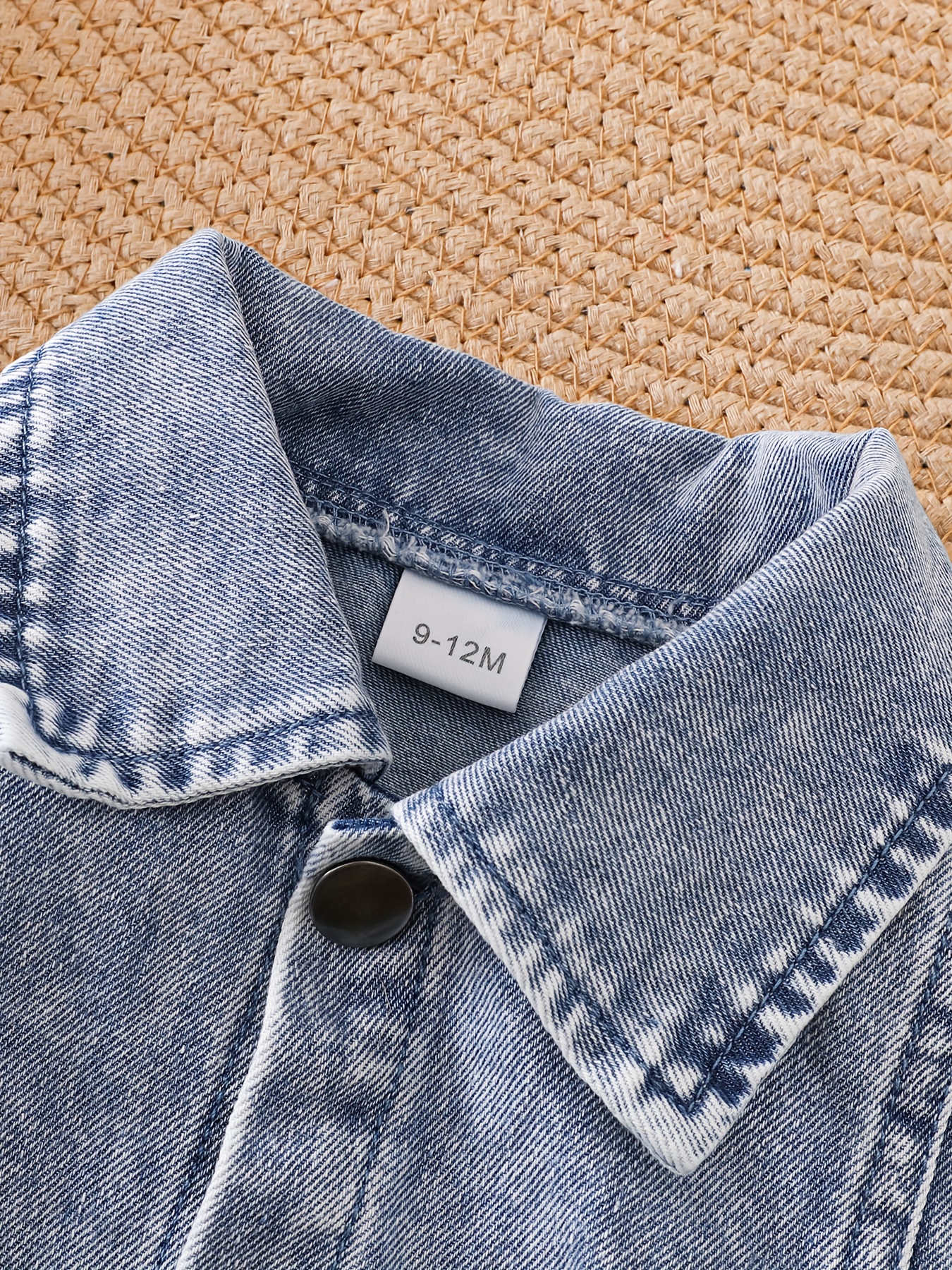 vintage cute   denim two piece set for baby boys for autumn and winter for outdoor Product details 2