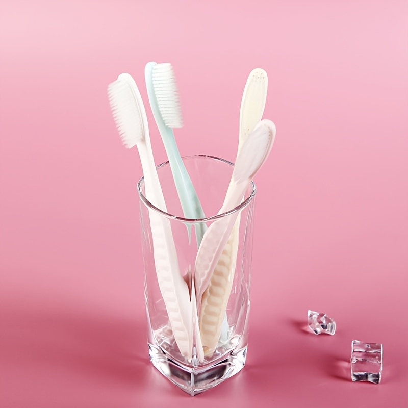 Soft Manual Toothbrush Set for Adults, 4pcs