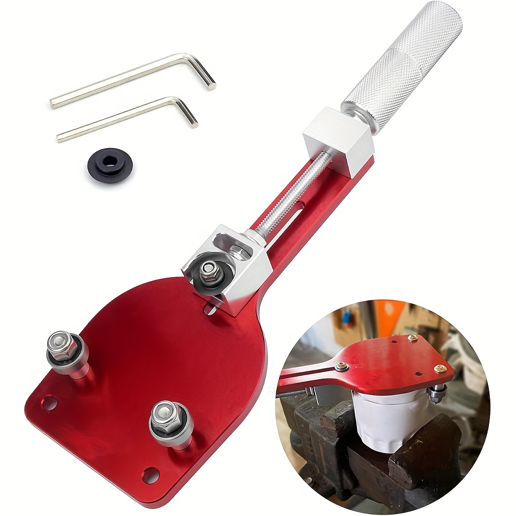 

77750 Oil Filter Cutter - Precision Tool For 2-3/8" To 5" Oil Filters - Aluminum Alloy, Red