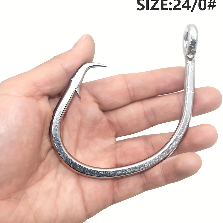 20 0 24 0 28 0 premium jumbo hooks large fish fishing gear - Temu