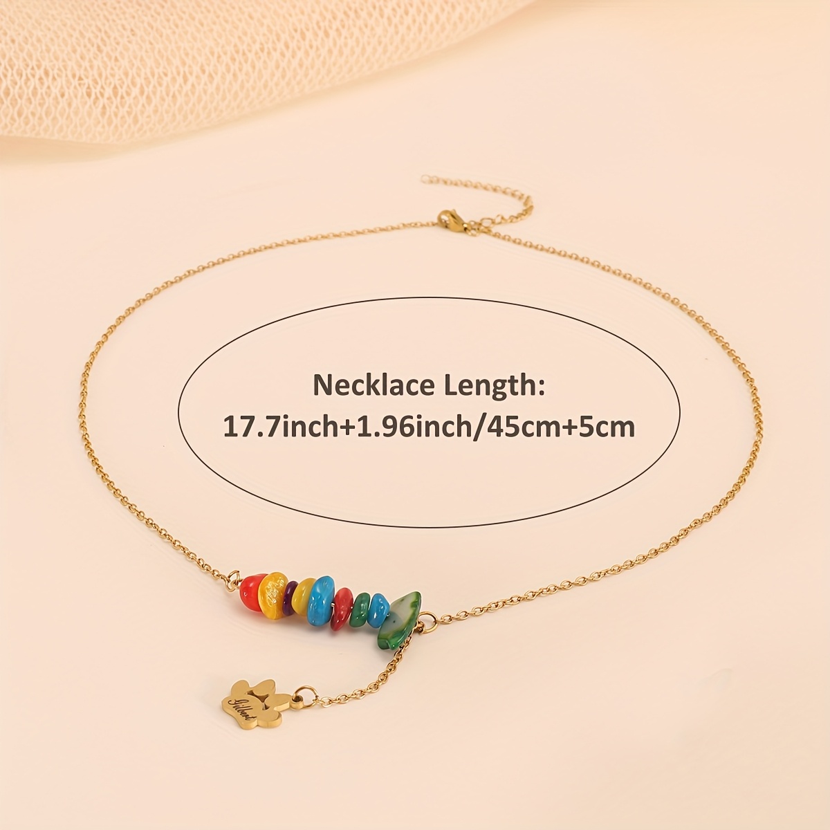 Personalized Women's Paw Print Necklace, Customizable Bohemian Gift