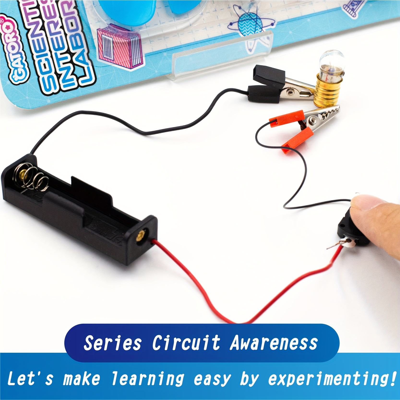 Random Fan Blades Color Electrical Circuit Experiment Kit
