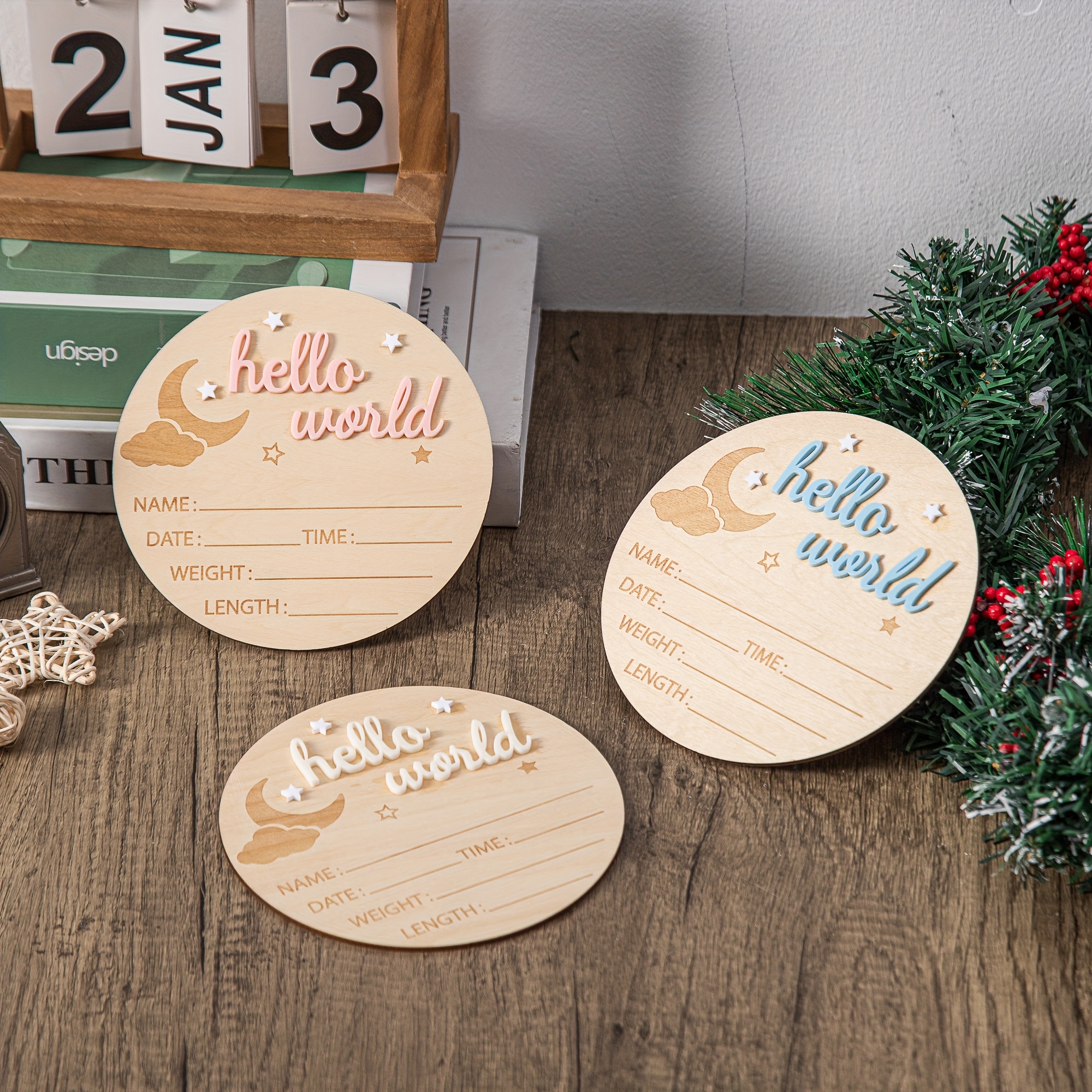 

3d Wooden "" Announcement , Gender Supplies, Decorations, Photo Props, , No Needed For , , , Engagement