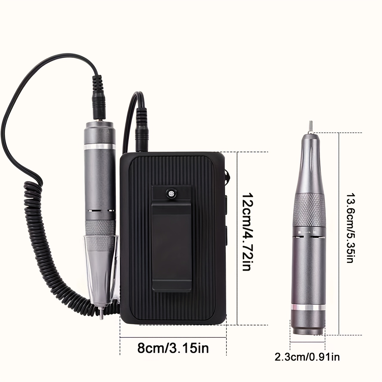 35000RPM Professional Electric Nail Drill Kit with LED Display