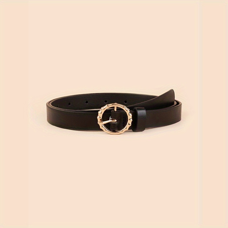 TEMU A Stylish And Minimalist Belt, An Elegant And Versatile Accessory For Everyday Dresses, Pants, And Suit Trousers