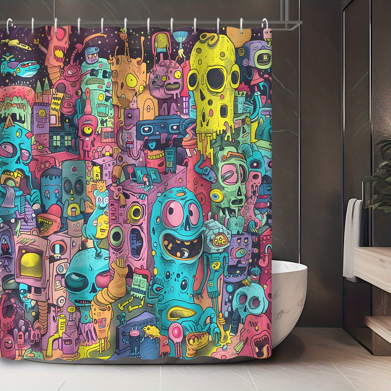 

Shower Curtain 12 , - Novelty Polyester Bath Decor, -top, ,