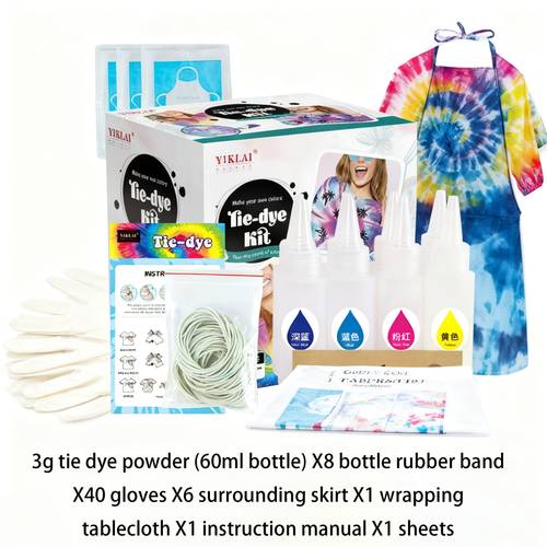 1 set 8 colors cold water tie dye pigment set crafters and event planners and party decoration projects no boil formula for immediate use with vibrant long lasting colors tie dye craft and supplies