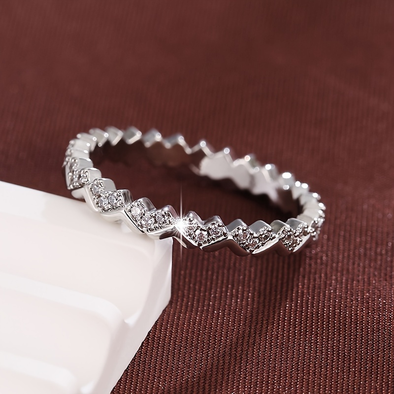 Heart Shape Zirconia Women's Ring