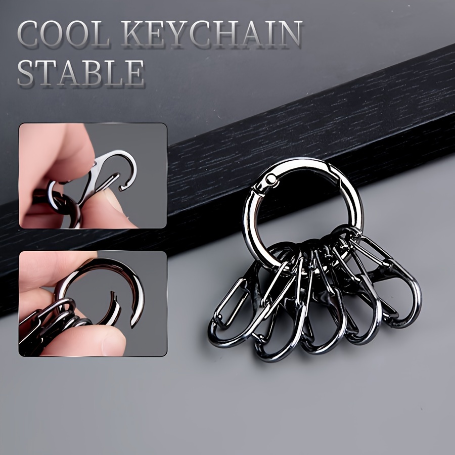 

5- 8- Snap Key , Zinc Alloy Keychain For Men And Women, , -