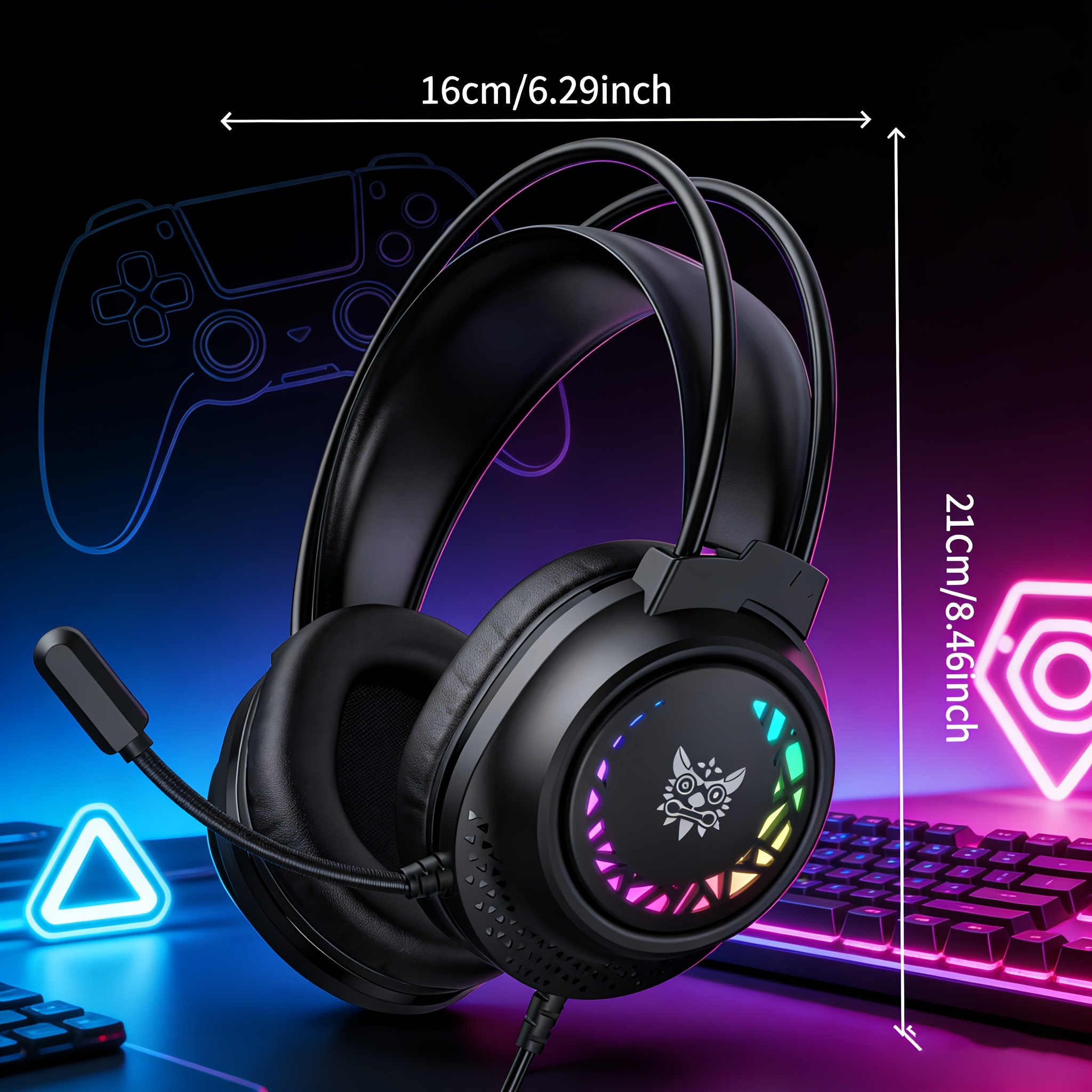 ONIKUMA Gaming Headset, Universal for Desktop & Laptop with... product image 4