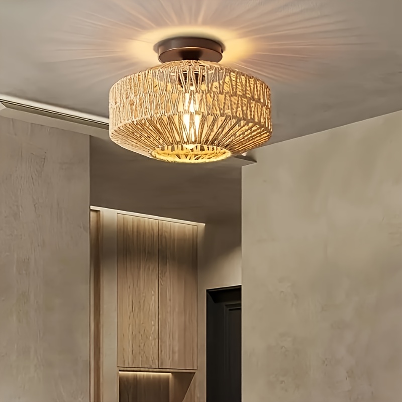 Unique Hand-woven Ceiling Light