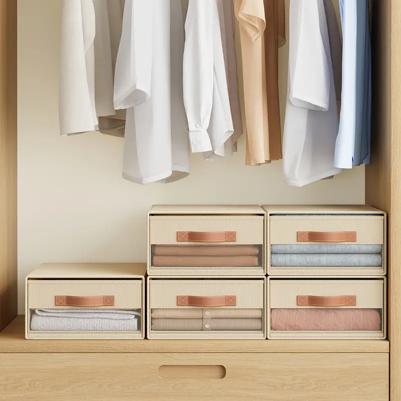 2/4 stk. schrank organizer aufbewahrung – große