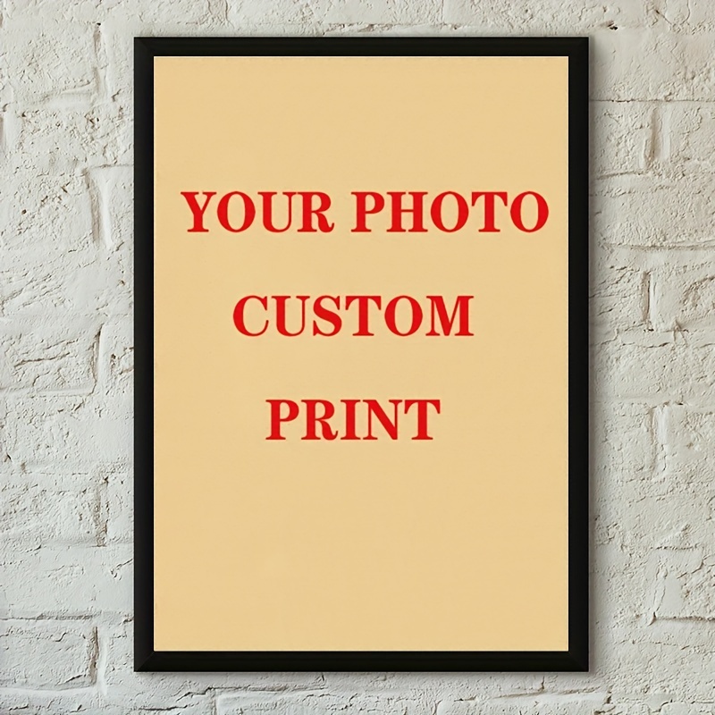 

1pc Customizable Unframed Canvas Poster, Personalized Poster, Custom Your Photo, Share Your Favorite Memories & Most Cherished Moments, Perfect Gift For Friends & Family, Wall Art, Home Decor