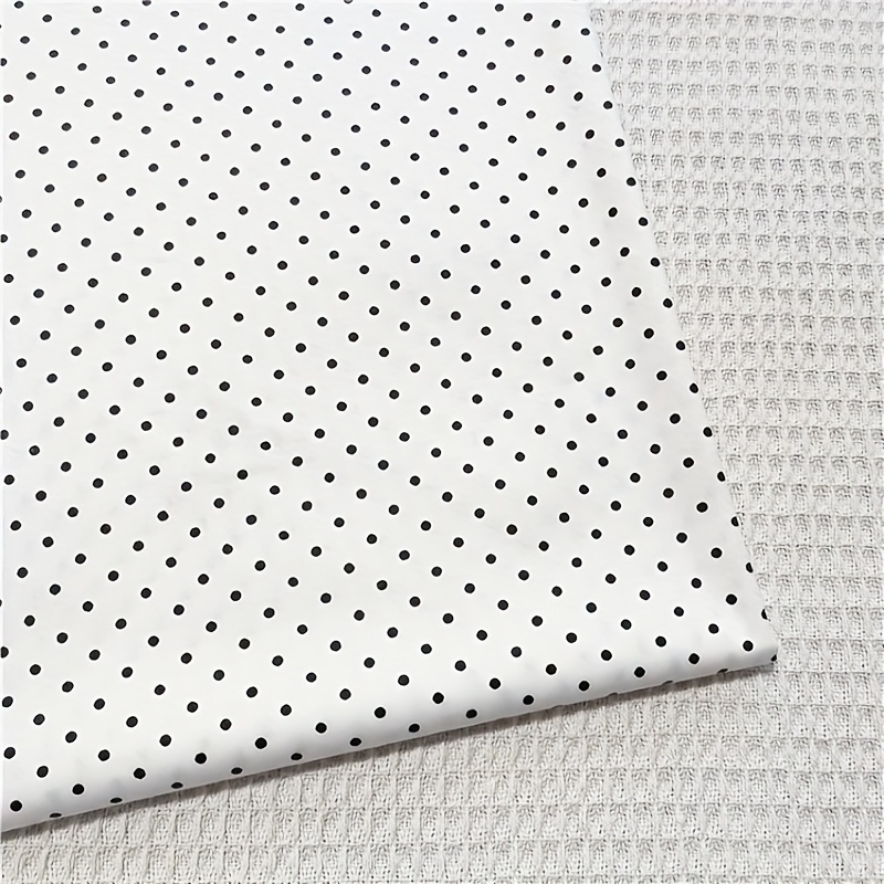 Image of 1pc Banner 63in/160cm Polka Dot Circle Pattern Printed Fabric, Country Style Handmade Pure Cloth, Suitable For Bedding Home Tablecloth Bag Mask Hat Headband