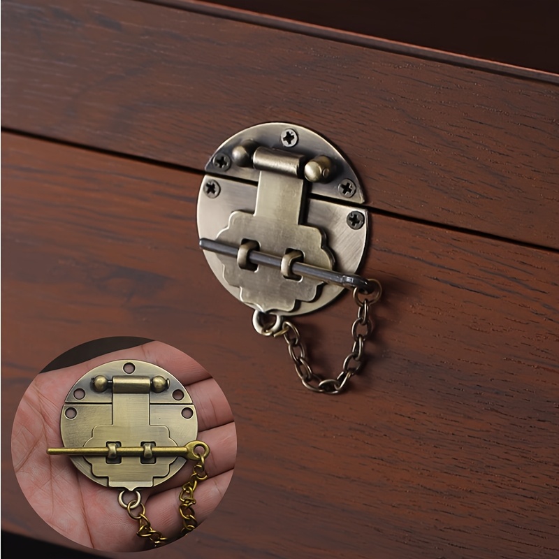 

Oval Lock , Lockable Box Clasp, Use, No Electricity Needed, Ideal For Gift Box Packaging And Drawers, Jewelry Boxes