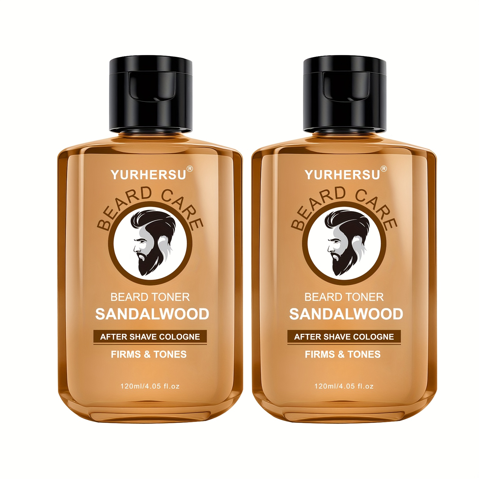 Image of 2pcs Set Of Shaving , Containing Hyaluronic Acid, Centella Asiatica, And Sandalwood Fragrance, Cool And Comfortable, Essential For Men After Shaving, Father's Day Gift