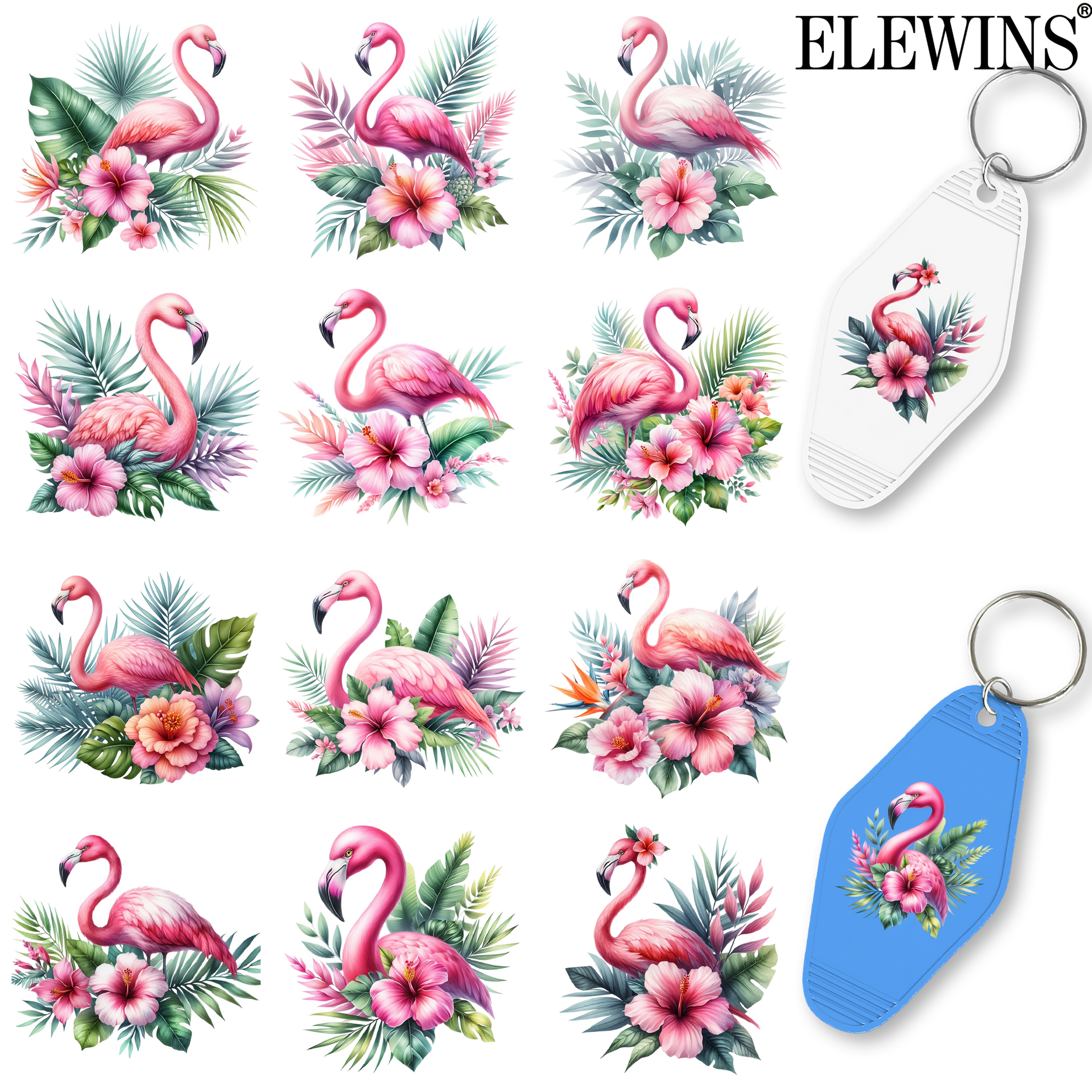 flamingo stickers sold on Temu Australia