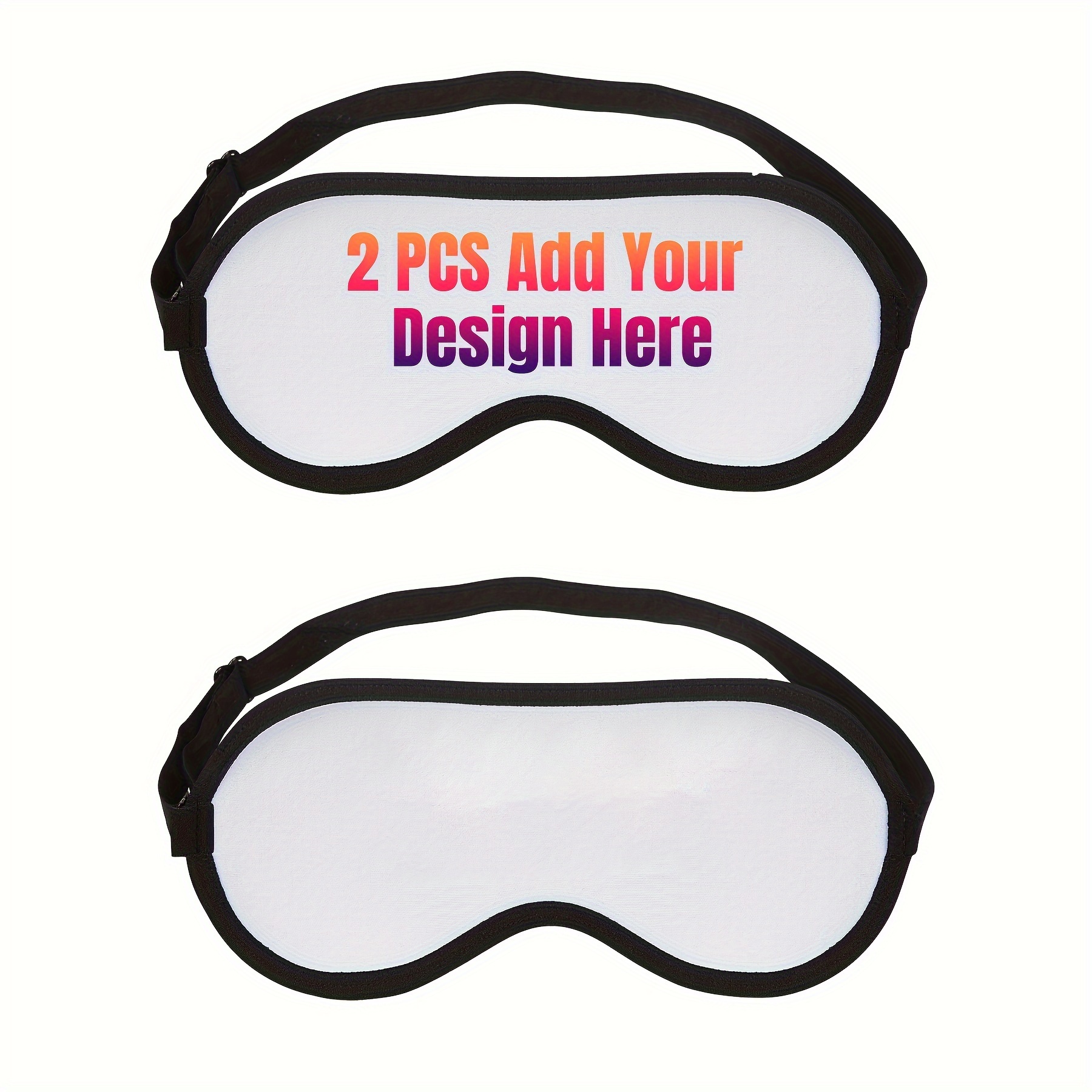 TEMU Set Of 2 Custom Eye Masks