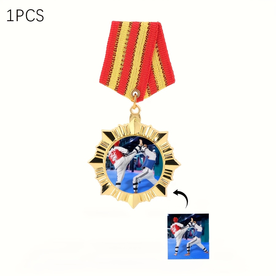 Personalized Marathon Medals Made Of Golden, Silver, Or Bronze Alloy For Running, Team Sports, And Outdoor Activities