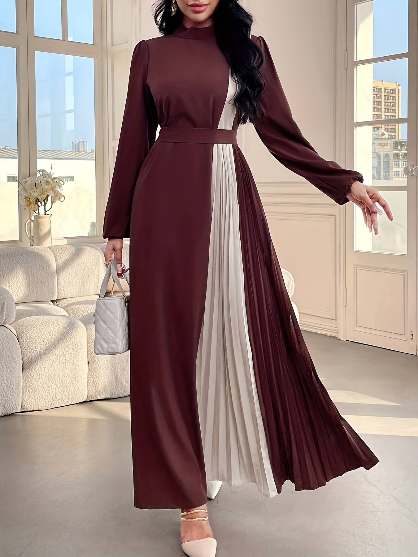 burgundy funeral dress Burgundy Velvet Strapless Prom Dress with Organza Ruffled Skirt –  loveangeldress main image 1
