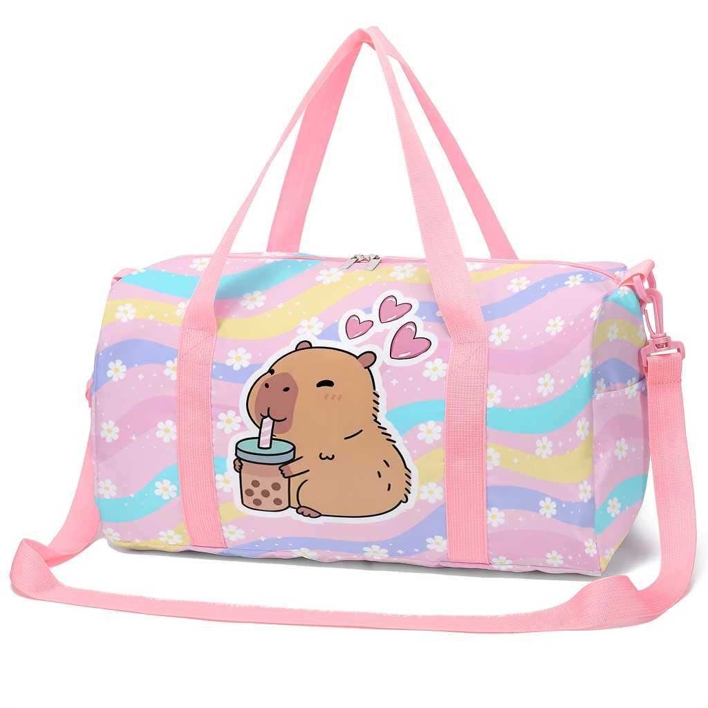 TEMU Duffel Bag Duffel Bag, Overnight Bag Duffel Bags Weekender Travel Bag For Sleepover Bag For Gym Dance Bag Gift