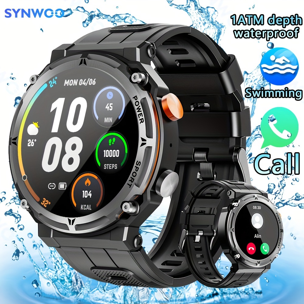 Men Smart Watch Wireless Call Fitness Waterproof Sports - Temu