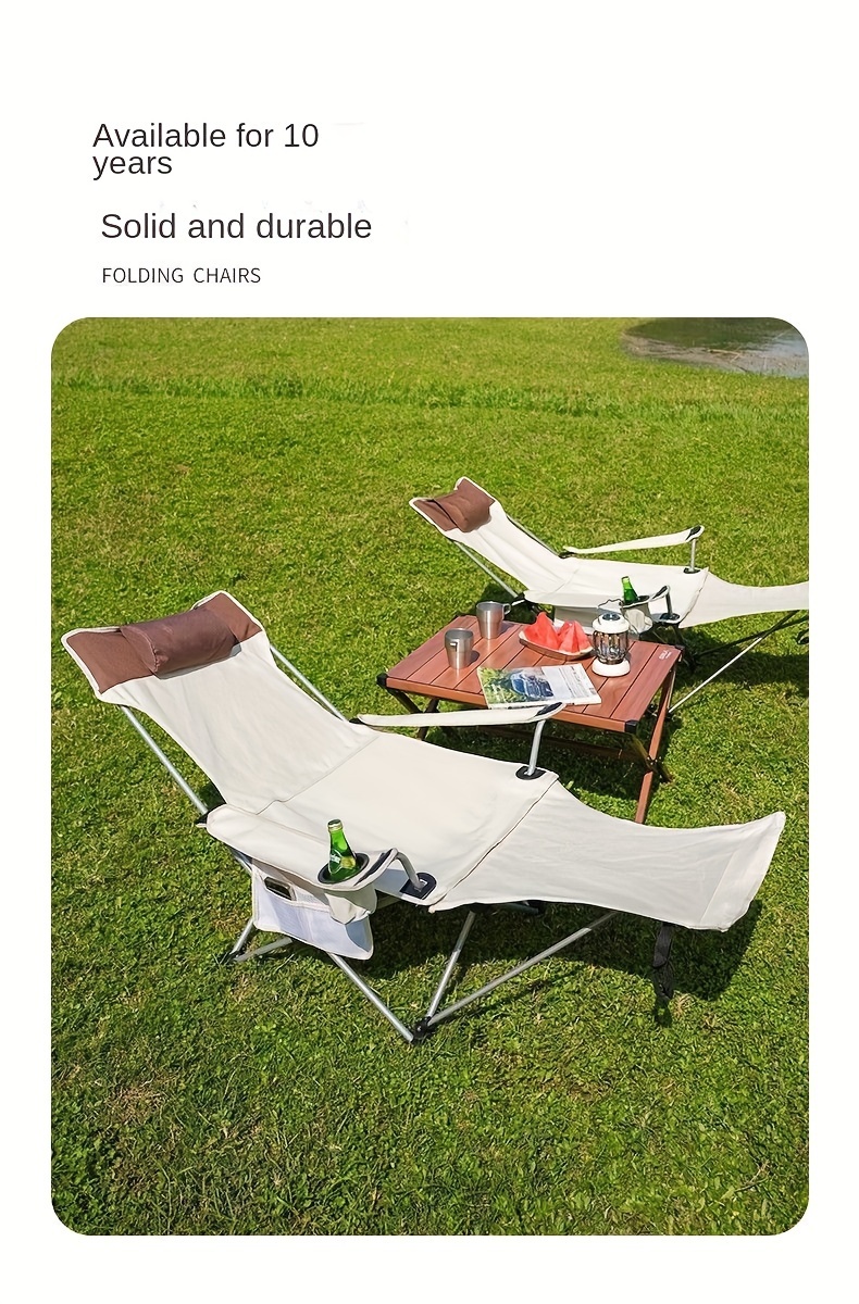 ultra light portable beach chair durable perfect for outdoor leisure fishing camping details 2