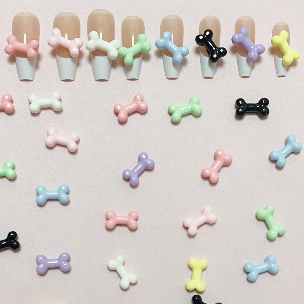 60 Stück Künstliche Marshmallow-Anhänger Aus Harz – Bunt, Kawaii, Für Schmuck, Handyhüllen & Deko