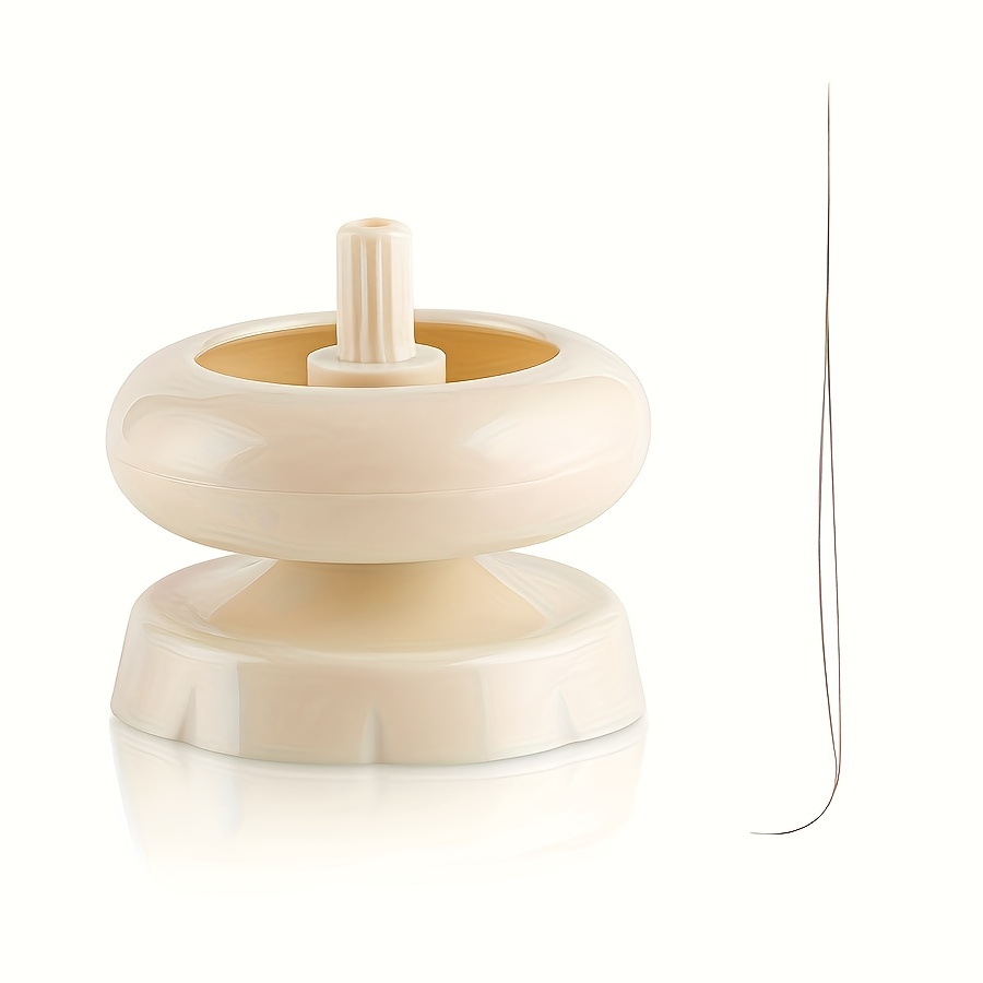 TEMU Hobbyworker Spinner di Perline in Plastica con Ago, Strumento Spinner per Perline per di Gioielli, Forniture per Artigianato di Braccialetti e