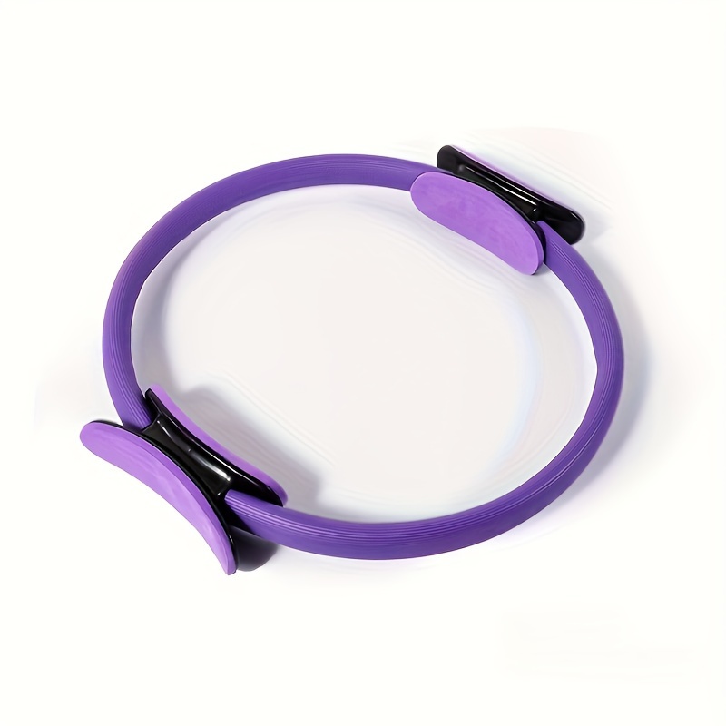 TEMU 1pc Purple/ Pilates Fitness Ring - Polypropylene Body Stretching And Strength Training Equipment For All Skill Levels