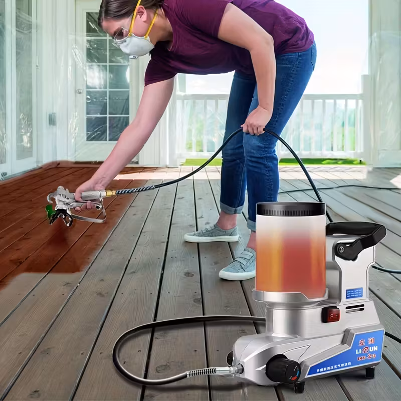 airless spray gun 1200w sprayer with 3 compact structure and high for painting latex paint diy projects Product details 5