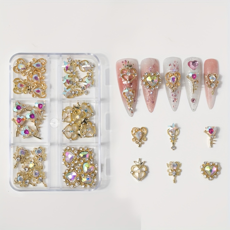 

30pcs 3d Art Set - , Rhinestones & For Diy - Jewelry