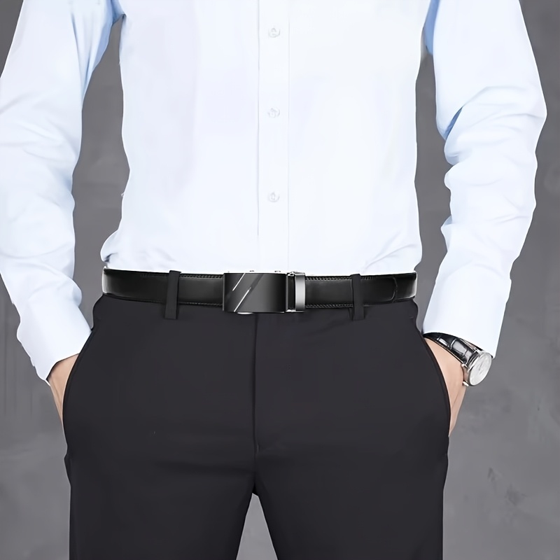 Men's Automatic Buckle High Belt for Work