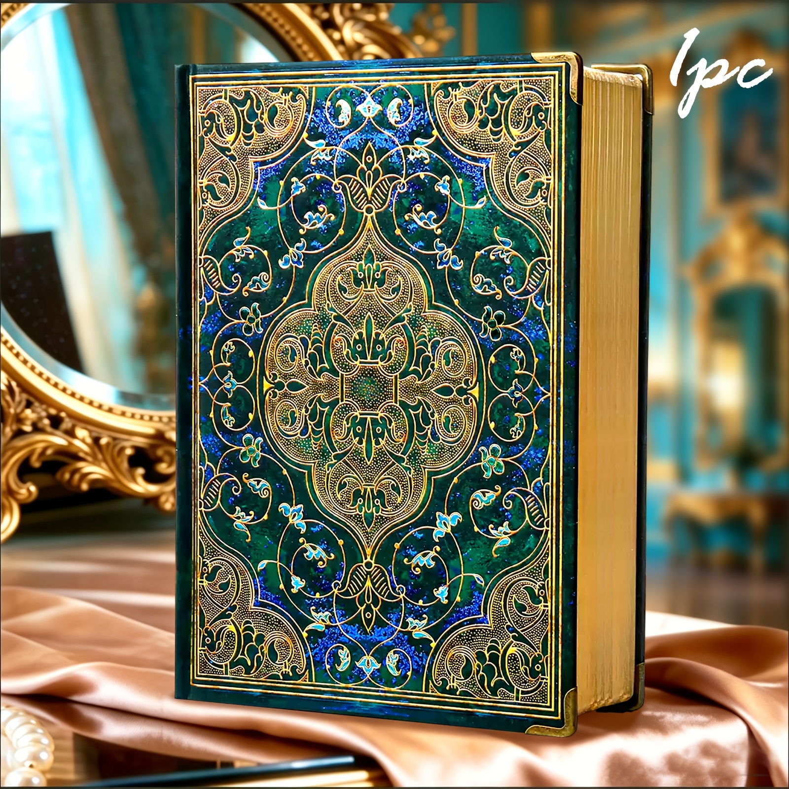 TEMU 384 Pages, 365-day Diary-thickened, Hardcover, Blank Pages Notebook, Journals, 100gsm, Versatile Sketchbook, Composition Notebook, Laser-