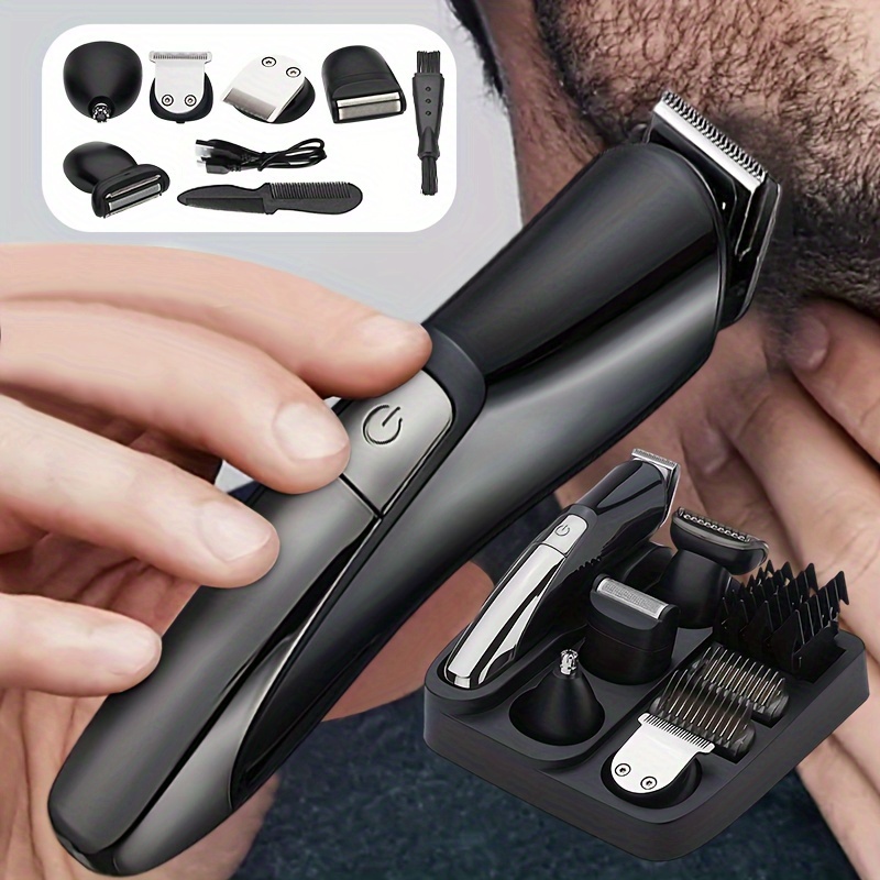 3 in 1 Electric Shaver Nose Hair Trimmer Barber Scissors Set - Temu