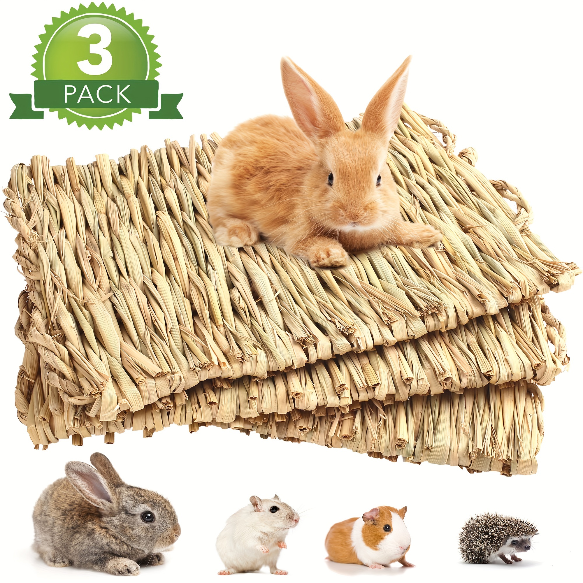 

3pcs Benben Mat For And Small , Bedding Mat For Rabbit, , , , Rat, And Mat