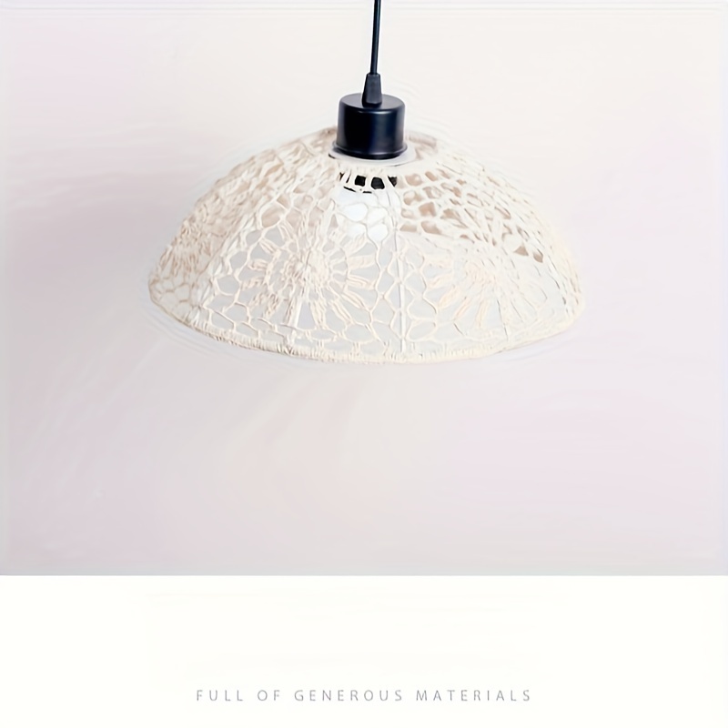 bohemian rope chandelier lampshade art hand woven bedroom b b inn hotel   details 4