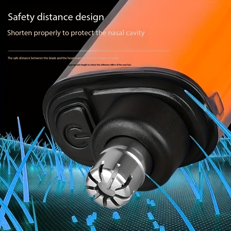 Recortador de Vello Nasal Eléctrico Compacto - Diseño Elegante, Carga USB, Apto para Todos, Dispositivo de Recorte de Vello Nasal Extremadamente Fácil de Usar