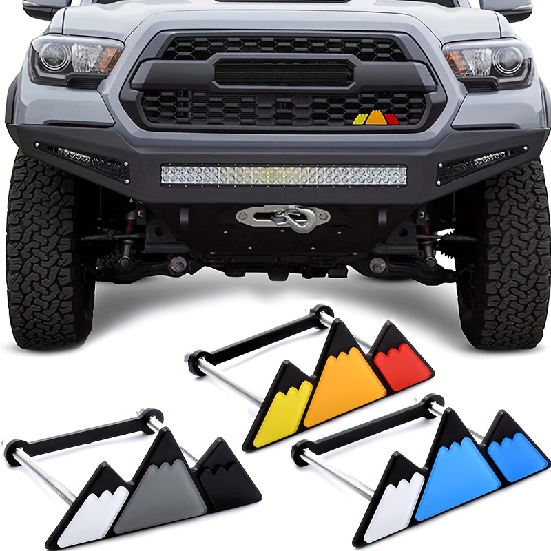 

Customizable Tri-color Acrylic Grille Emblem - & Weather-resistant Badge For Toyota Tacoma, For 4runner, Tundra, Sequoia, Rav4, Highlander, Camry -