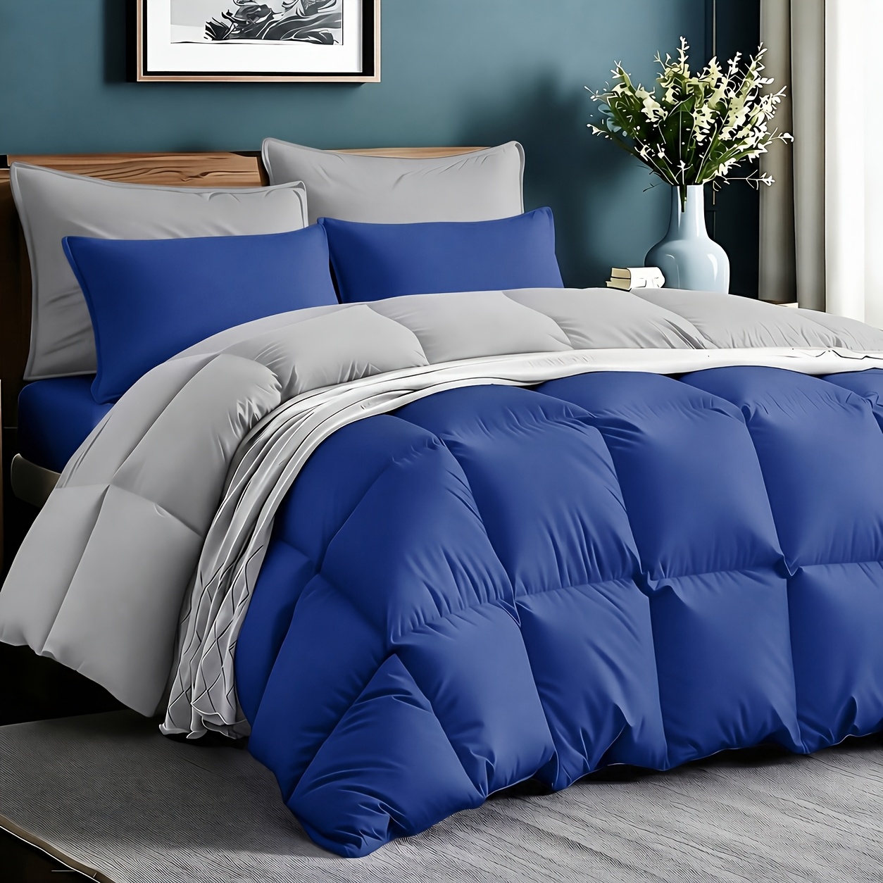 TEMU 2/3pcs Set Of Simple Diamond Pattern Quilt, Soft, Smooth, And Breathable, Close-fitting, Lightweight Without Pressure, Available In Multiple