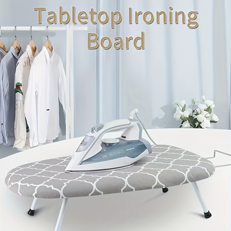 taiwanese ironing board with folding feet   tabletop ironing board with cover portable ironing board details 6