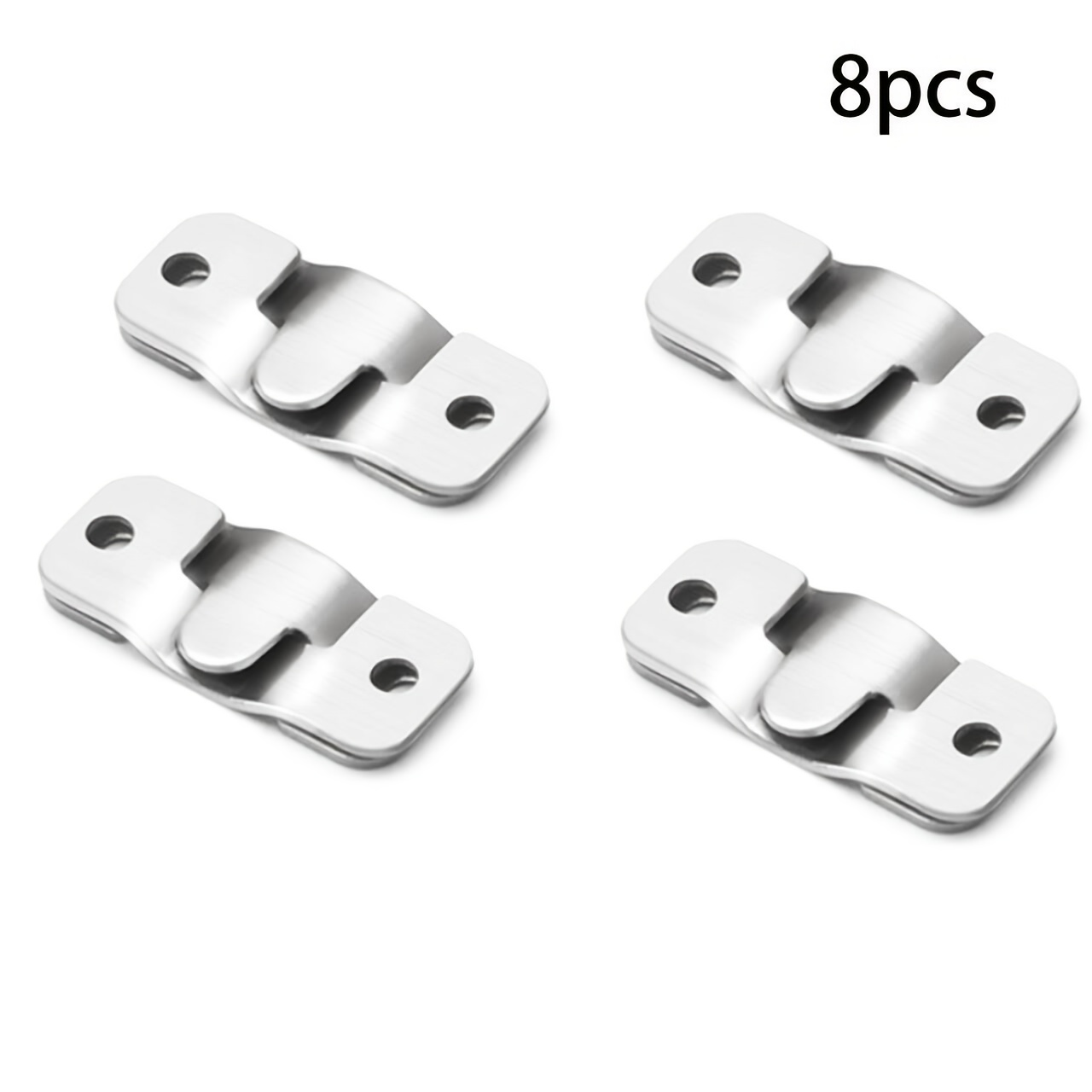 5 Pairs Metal Flush Mount Brackets - Sectional Photo Frame Connectors For Gallery Walls