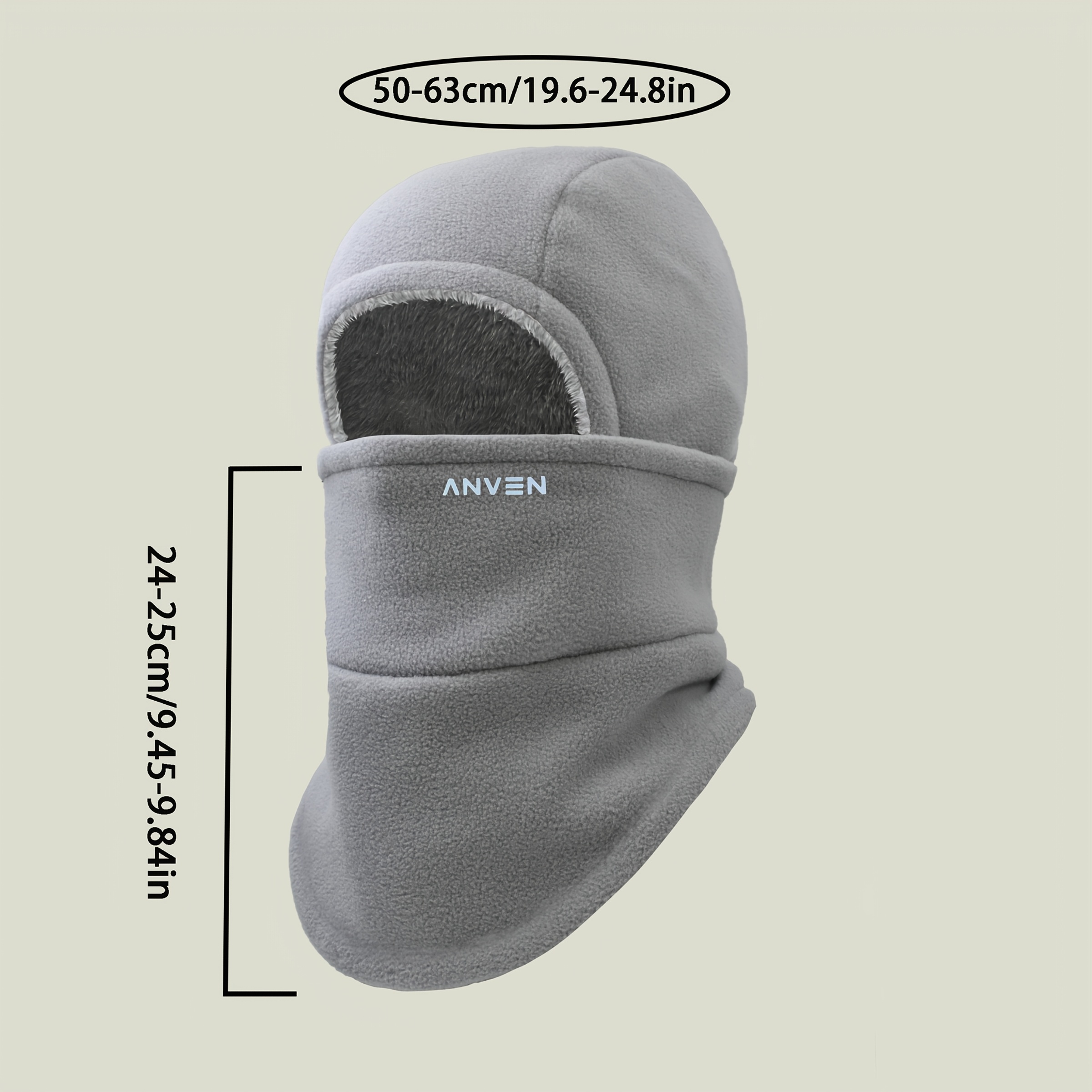 Heavy-Duty Winter Thermal Mask with Full Face/Neck Coverage, Unisex