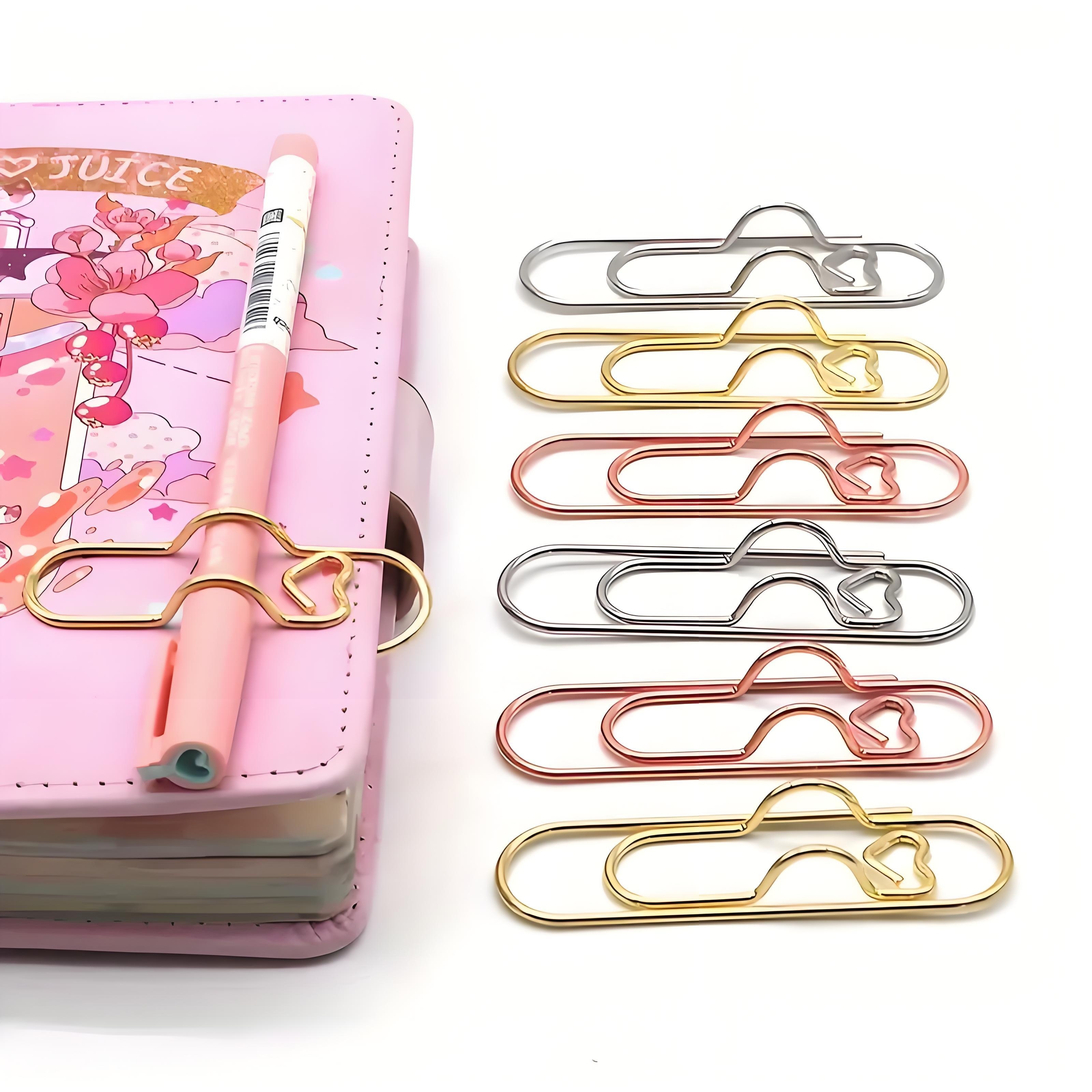 

6pcs Multifunctional Metal Set - For Diary Accessories Pen , Pen , And Hanging - For And Organization